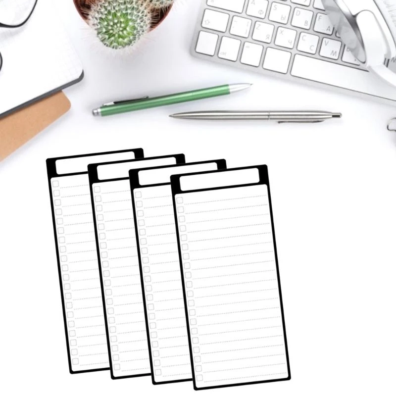 قائمة مغناطيسية للقيام باللوحات البيضاء للثلاجة، والمسح الجاف للقيام بقائمة مسح مغناطيسية، سبورة بيضاء مغناطيسية للثلاجة