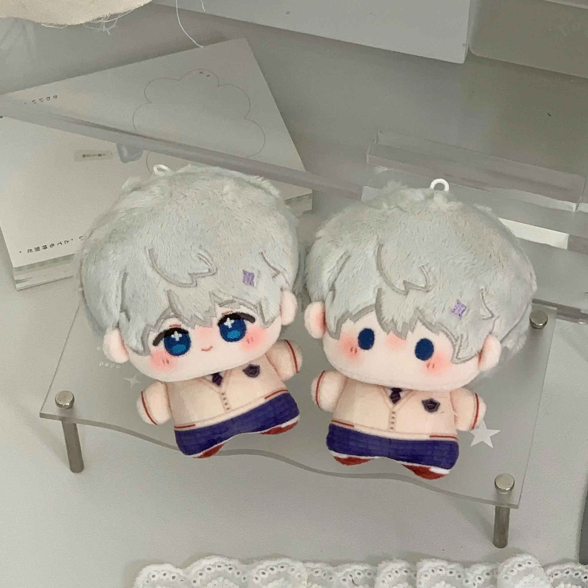 10 cm Love and Deepspace Xavier Zayne Sylus Cute Cotton Plushies Anime Peluche Zaino Portachiavi collezione Regali di Natale