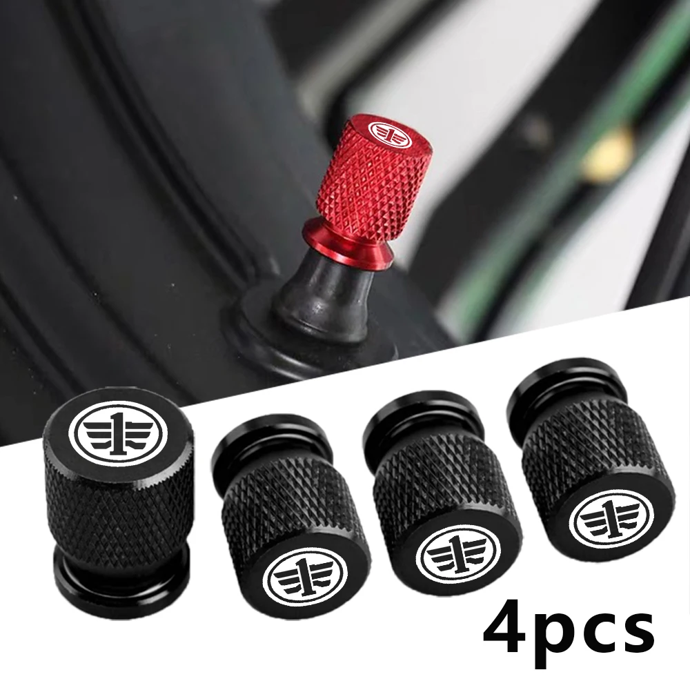 

4pcs/Lot Colorful Car Tire Hexagonal Valve Nozzle Cap Stainless Steel for FAW Besturn T99 T77 Hongqi H9 HS5 HS7 HS9 HS3