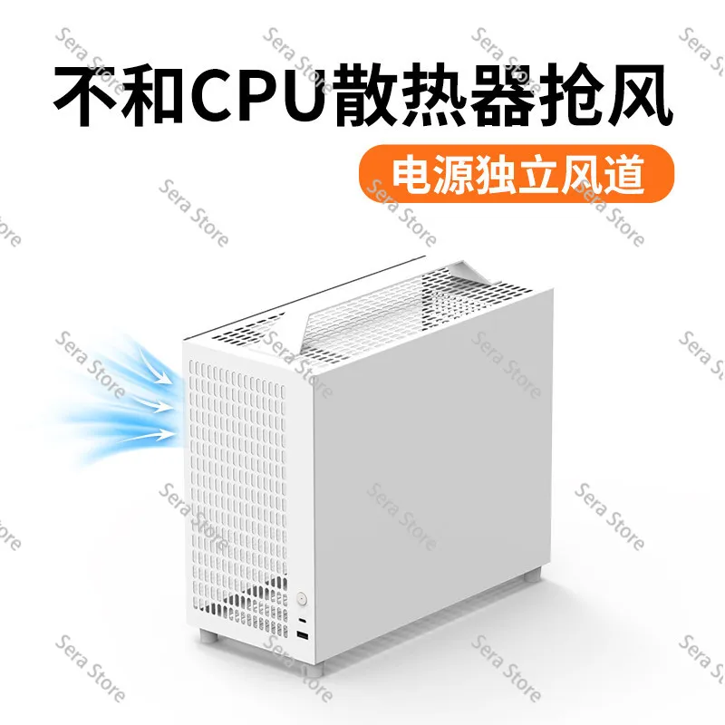 Портативный ручной мини-блок питания формата A4, корпус для малого ПК MATX/ITX, модель E15E18, двухбашенный, не S5E90PRO.
