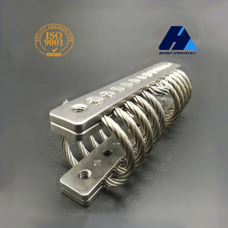 Machine Vibration Shock Control 30G Helicopter Cabinet Transportation Use GH Series Wire Rope Isolator