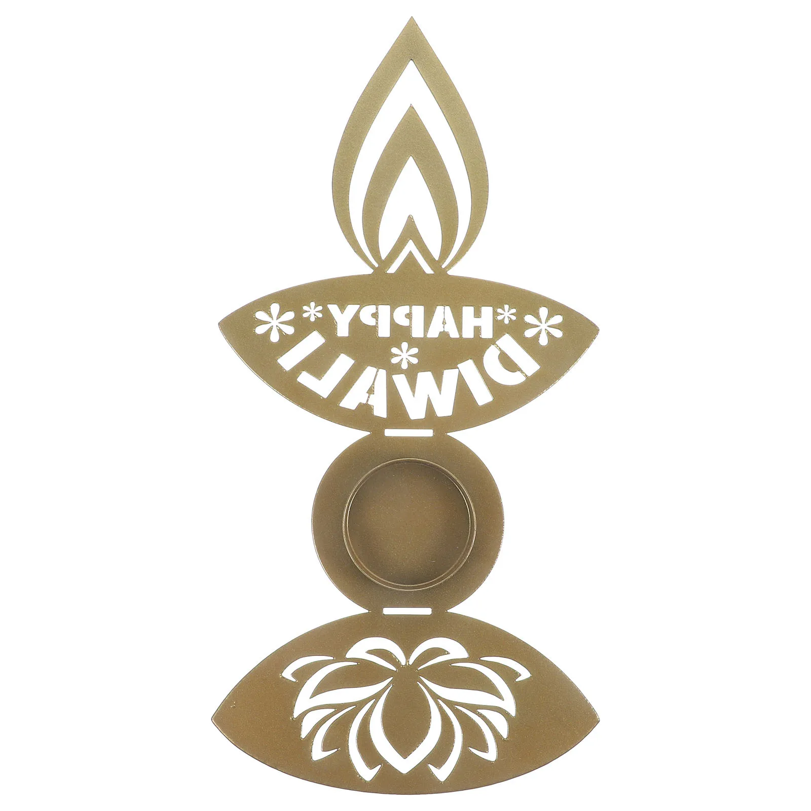 

Metal Iron Festival Holder for Diwali Projection Stand Tealight Decorative Home Decor Candlestick Decor