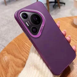 For Huawei Pura 70 Case Huawei Pura 70 Pro Phone Cover ADY-LX9 HBN-LX9 Case p80 P80 Pro Luxury Metallic Aurora Skin Matte Cover