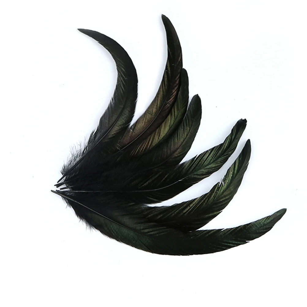 

50 шт. 40 см хвост петуха натуральный желтый водонепроницаемый для Diy ремесло шляпа украшение стены обивка домашний декор ремесла