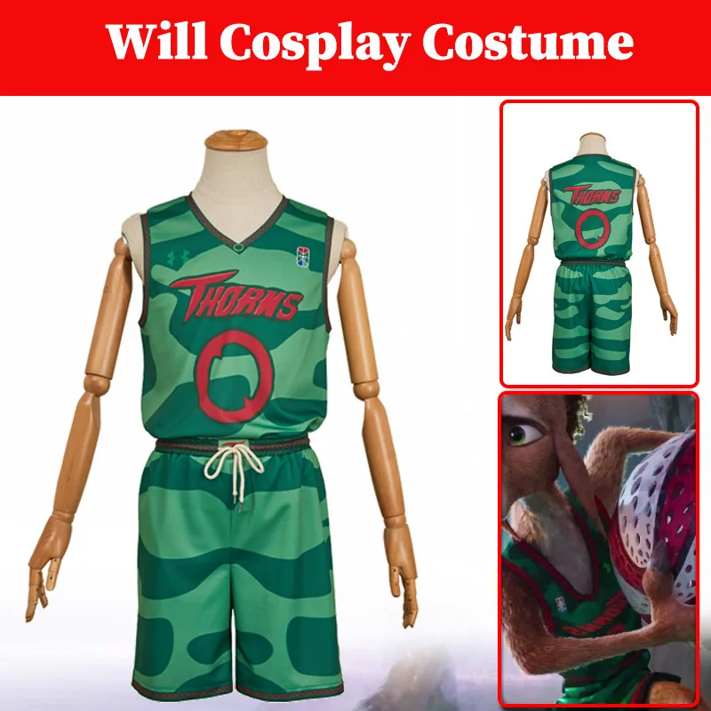 

Баскетбольная форма для косплея, костюм с рисунком козы, маскировка, ролевая игра, мужская одежда для взрослых, ролевые костюмы для Хэллоуина