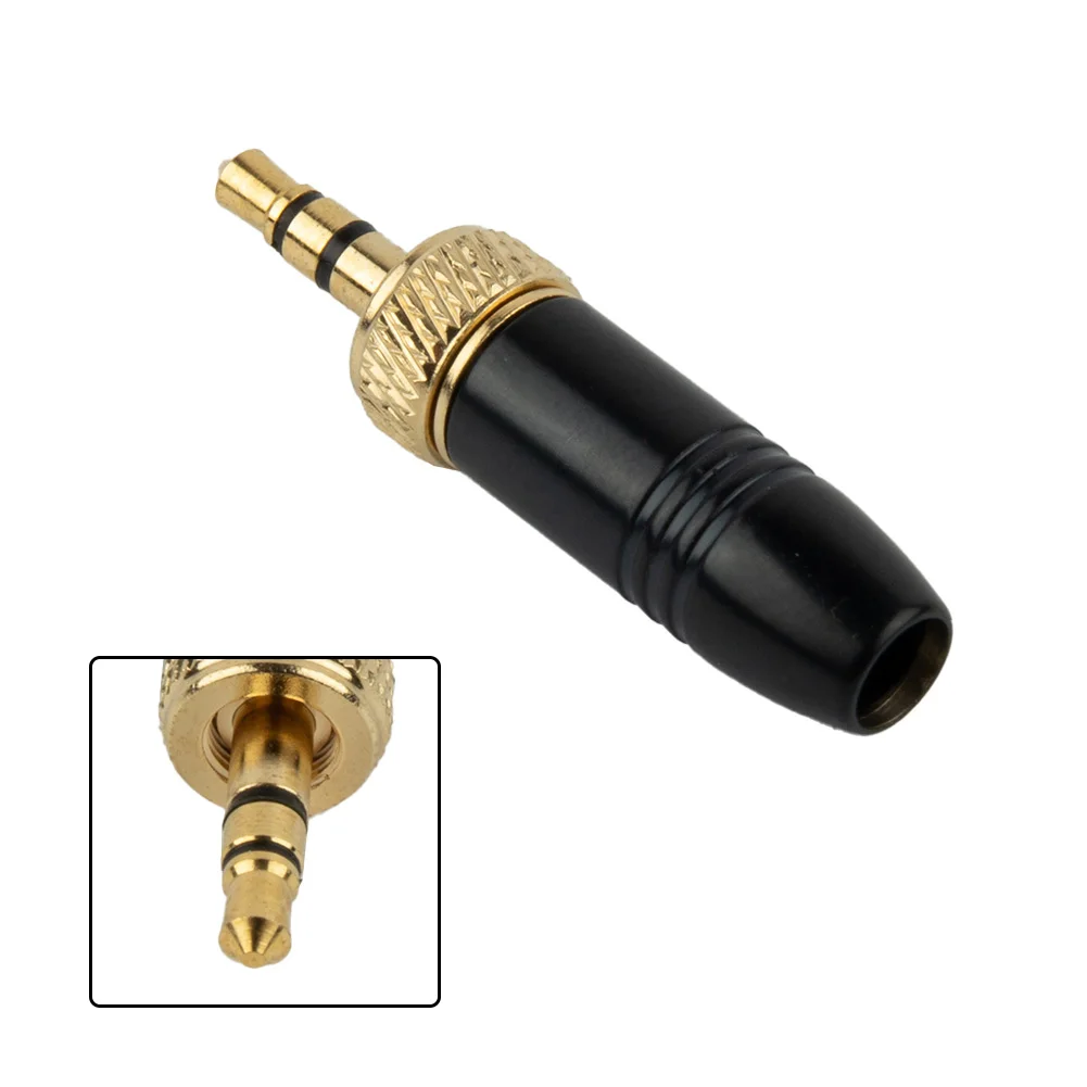 Microphone Stereo Plug Locking Plug Replacement Stereo Connector Microphones For 1/8\