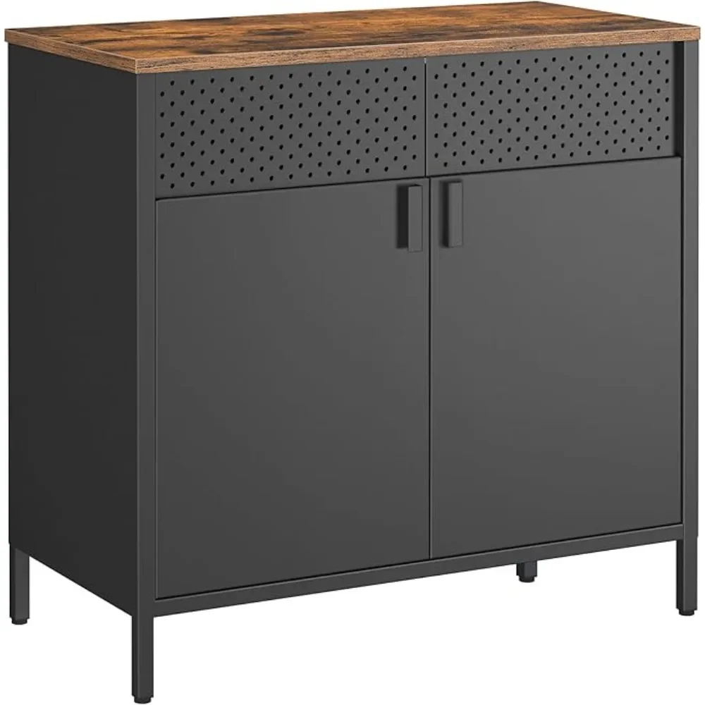 

Storage Cabinet, Floor Standing Cabinet with Door, 15.7 x 31.5 x 29.9 Inches, Adjustable Shelf, Space-Saving Sideboard