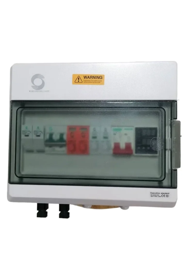 Kotak Kombiner PV Surya WSDB-PV1/1, 1 Masuk 1 Keluar, 1 String Tahan Air, Tahan Debu untuk Sistem Energi Baterai Panel Surya AC + DC
