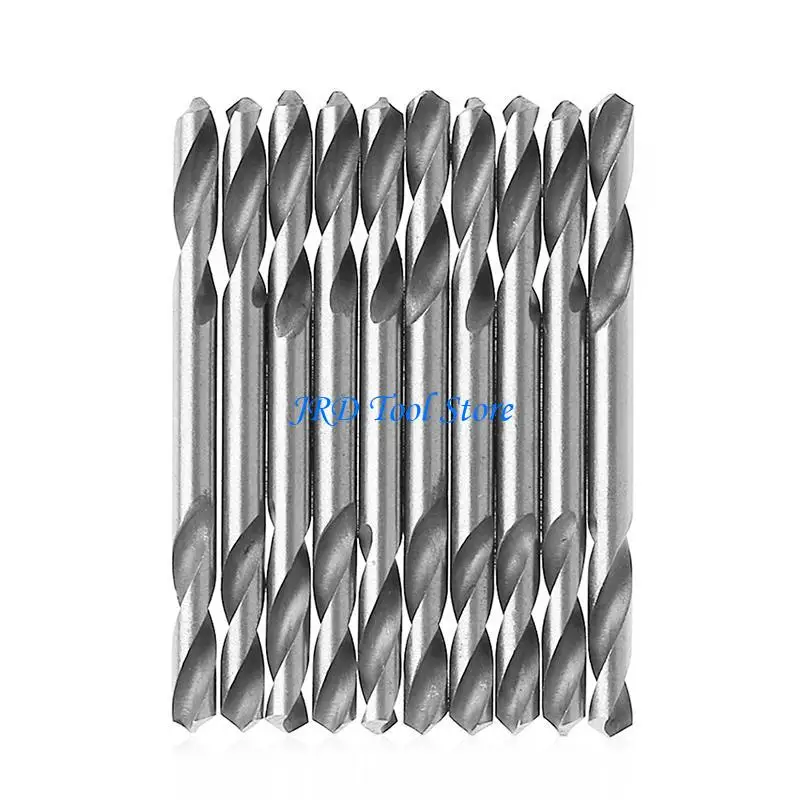 A2UD 10PCS 3,2 мм HSS Двойной финал спиральных кружевых инструментов Drill Tools набор
