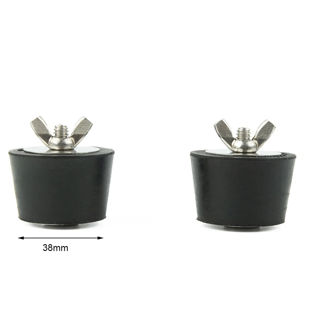 Drain Pipe Expansion Seals for Winter 2pc Set to Prevent Water Damage to Swimming Pool Lines in Freezing Conditions