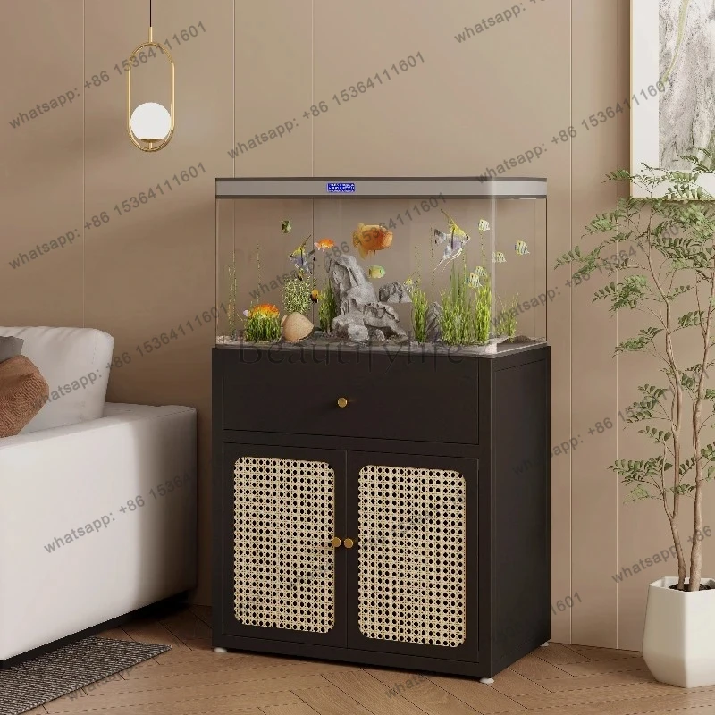 fish tank special multi-layer bottom cabinet living room metal super load-bearing storage shelf aquarium