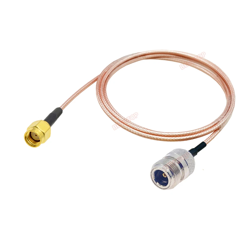 RP-SMA Male to N Female RG316 Cable 50 ohm RF Coax Extension Jumper Pigtail for 4G LTE Cellular Amplifier Phone Signal Booster