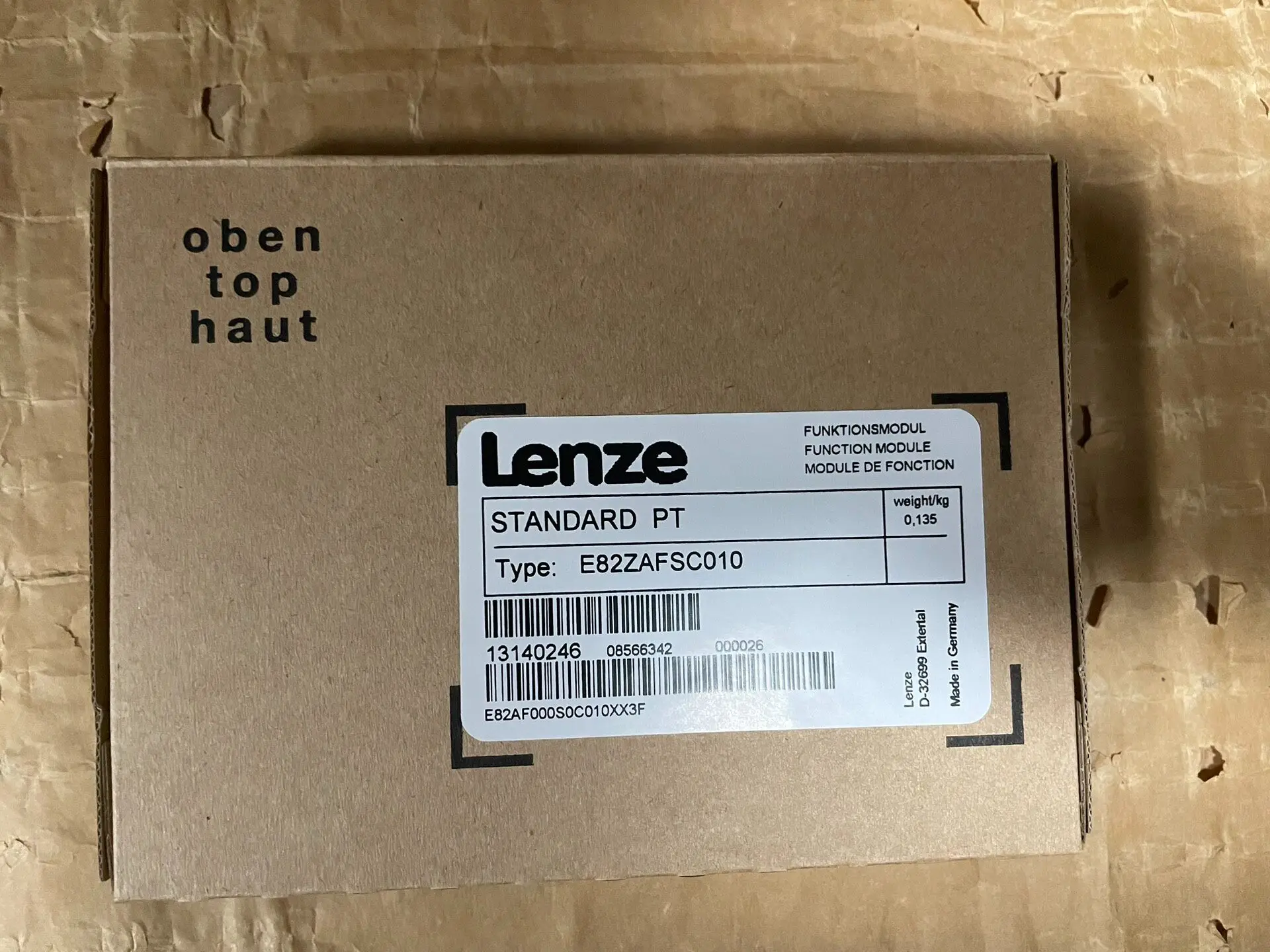 New Lenze Module E82ZAFSC010