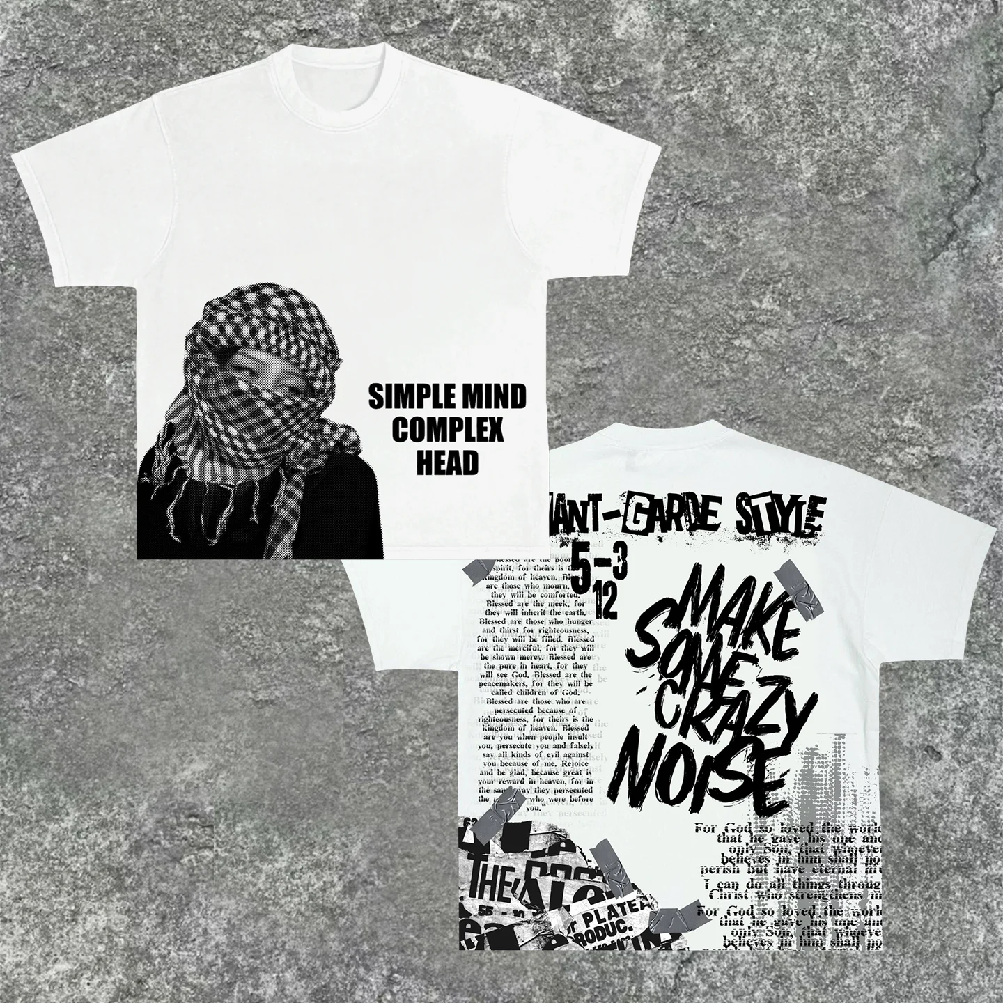 خمر بسيط العقل X مجمع رئيس الجرافيك القطن تي شيرت مطبوع الرجال Y2K الصيف قصيرة الأكمام المعتاد تي شيرت المرأة بلايز عادية