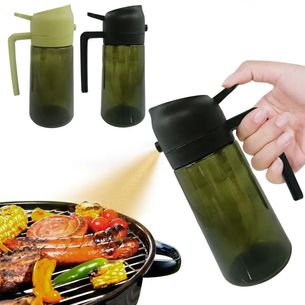 Efficient Oil Dispenser Oil Control Spray Bottle Efficient 2-in-1 Oil Sprayer Dispenser for Cooking for Air Fryer BBQ Salad