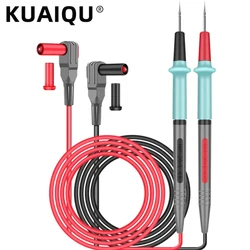 Digital-Multimeter sonde Stift Weichen-silikon-draht Nadel-spitze Universal Test Führt Pin mit Alligator Clip Für multimetro Tester