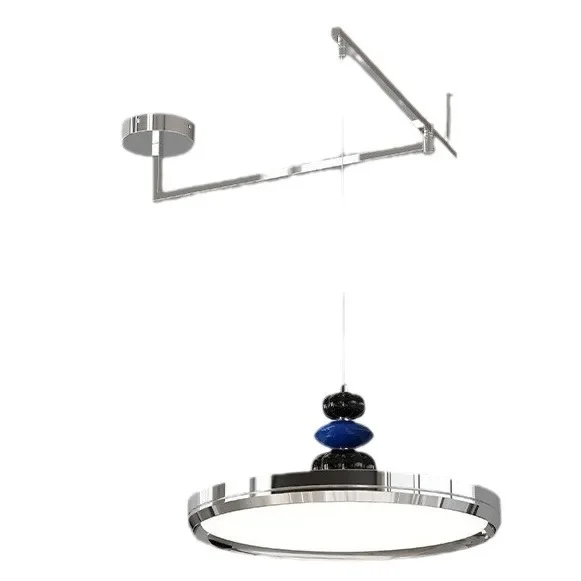 

Medieval flying saucer restaurant, chandelier rocker arm replaceable bar, dining table Nordic full spectrum eye protection