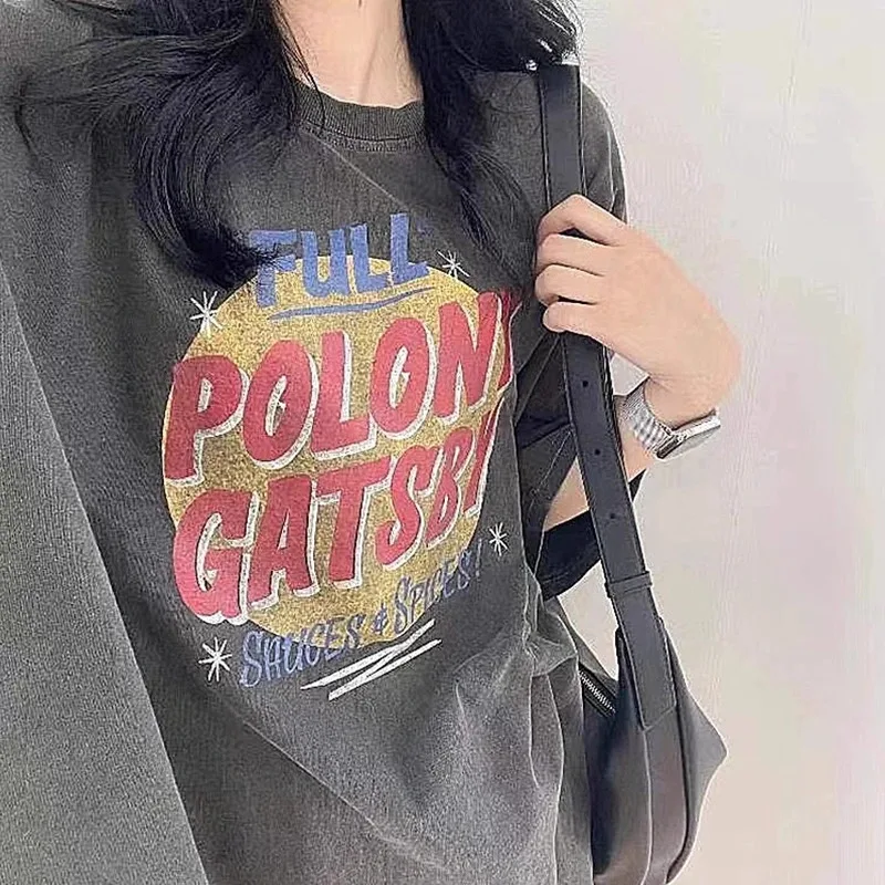 

Cotton Graphic Print T Shirt Vintage Fashion Casual O-Neck Short Sleeve Plus Size T Shirt Women Comfortable Streetwear Unisex