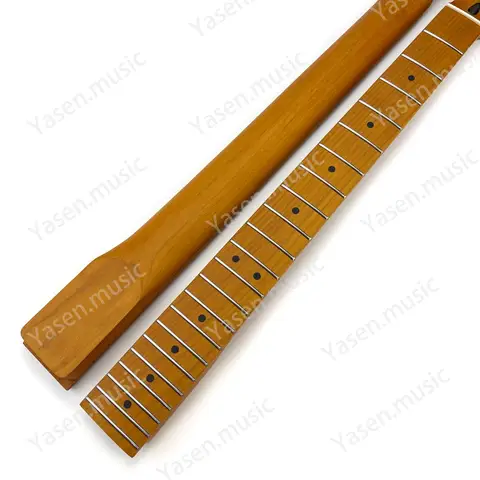 Left Head TL Electric Guitar Neck 9.5 inch radius Roasted Maple 22 Frets Guitar Neck for guitar Accessories