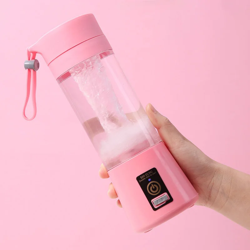Portable Fruit Juice Blenders Summer Personal Electric Mini Bottle Home USB 6 Blades Juicer Cup Machine For Kitchen Dropshipping