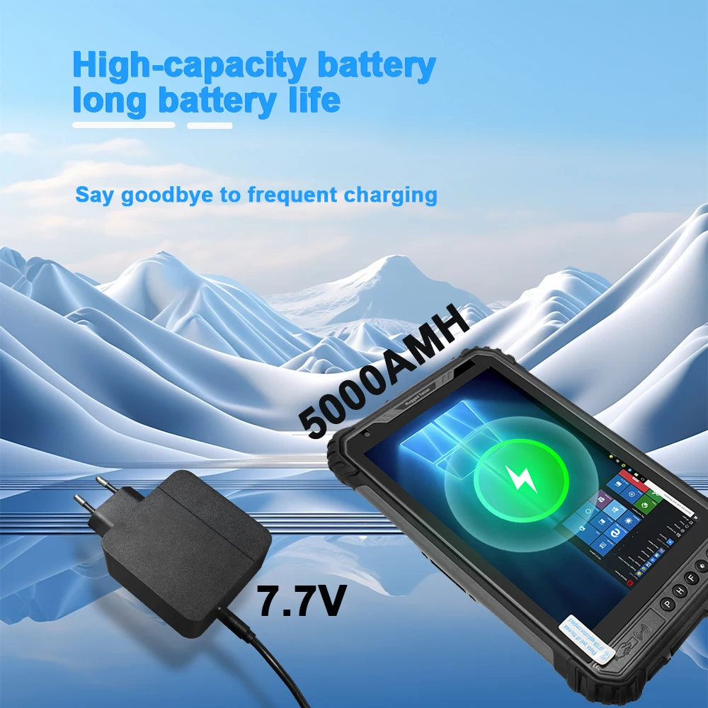 Sincoole 8 Inch Rugged Tablet with 2D Scanner Reader Windows 10 pro Intel Core i5-8200Y 8GB RAM 256GB SSD IP65