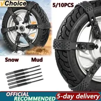 Car Winter Tire Wheels Chains Car Tire Chain Anti Skid Snow Chains Winter Outdoor Snow Tire Emergency Tire Crawler For Vehicles