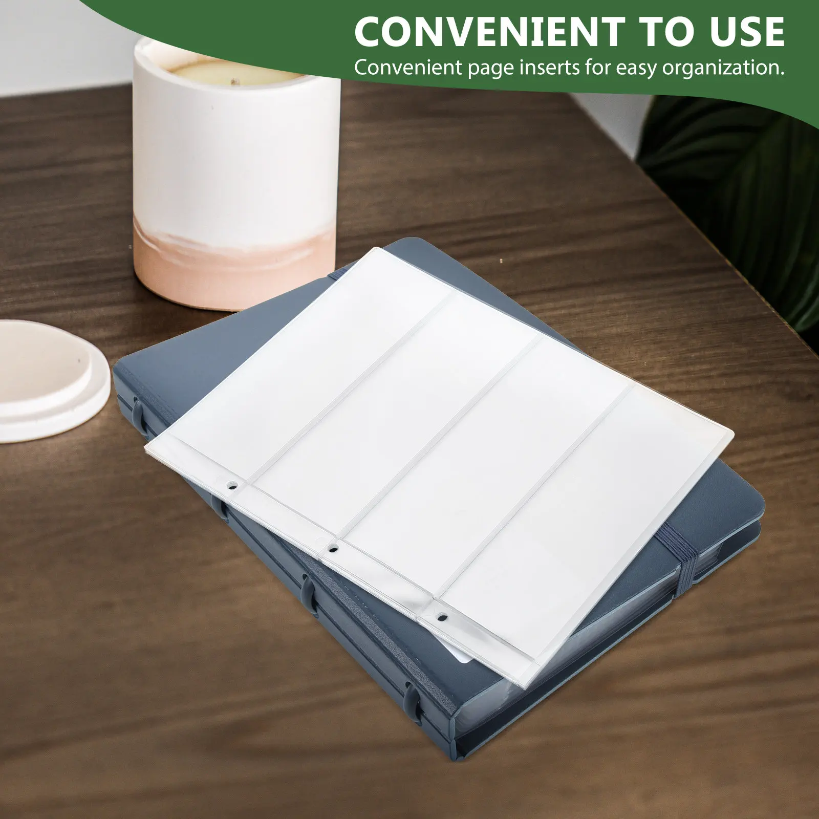 10Pcs Currency Holder Pages PVC Money Collection Sleeves for Banknotes Album Storage Organizer Money Hiders Page for Cash
