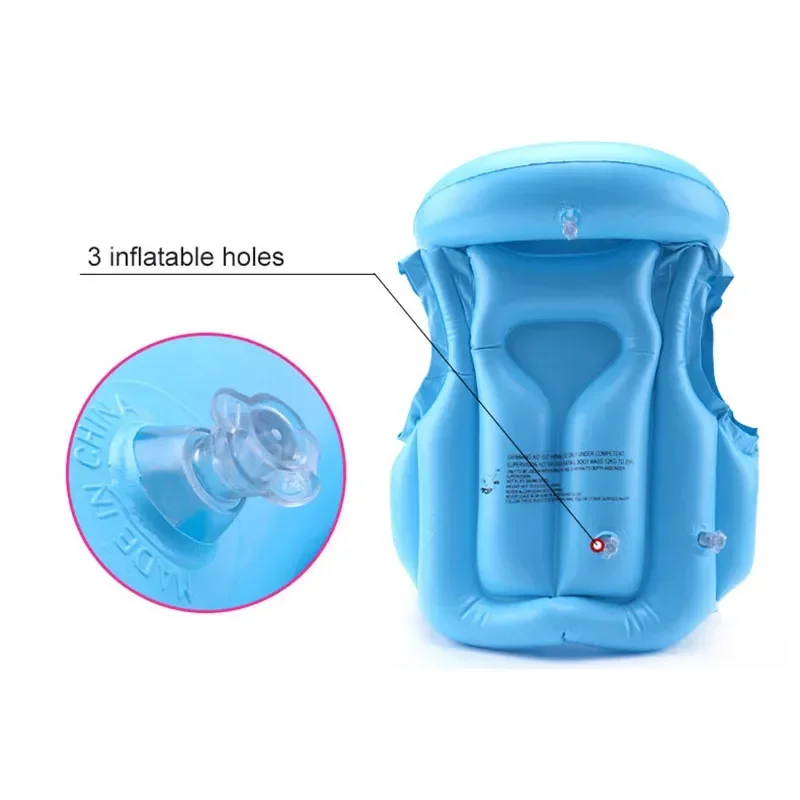 Life Jackets Inflatable Swim Vest PVC Children Assisted inflatable Life Vest Buoyancy Suit For Water Sport Swimming Accessories