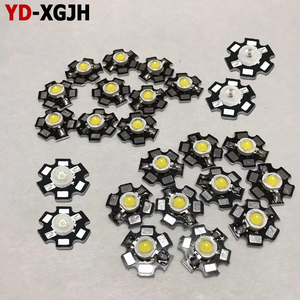 LED chip COB warm white,cool white,red,green,blue light beads 1W 3W 5W,used for grow lights,  lighting with aluminum substrate