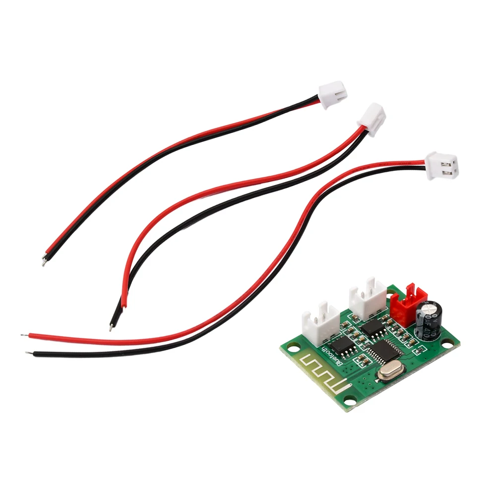 2 in 1 Bluetooth Audio Amplifier Board 3W*2 Two Channel Stereo Bluetooth Audio Module Speaker 4Ohm DC3.3V-5V