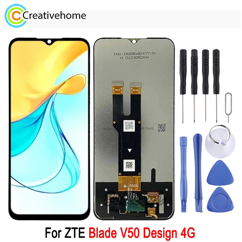 6.6-inch LCD Screen For ZTE Blade V50 Design 4G Phone FHD+ Display with Digitizer Full Assembly Repair Replacement Part