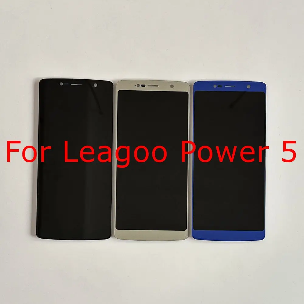 Original For Leagoo Power 5 M8 M9 LCD Display Touch Screen Digitizer Assembly For leagoo T5 t5c S9 S10 Power 2 Pro LCD Screen