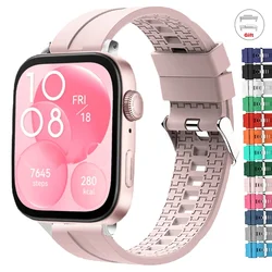 Silicone Sport Band for Huawei Watch Fit 3 Strap Smart Watch Wrist Bands Bracelet Fit 2 fit3 2024 Newest Belt Correa Accessories