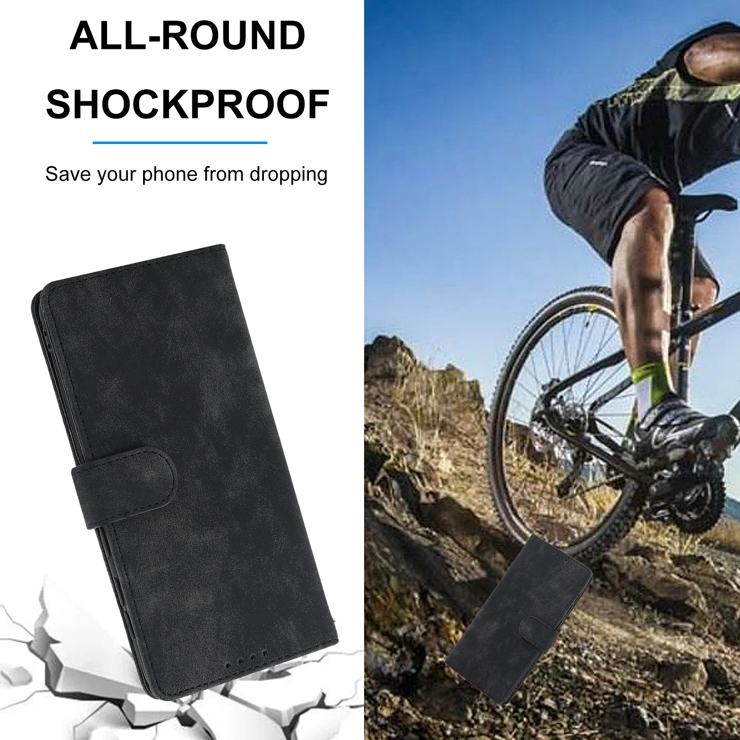 Luxury Leather Case For Samsung Galaxy S23 Ultra S22 Plus S21 FE S20 S10 S9 NOTE 20 10 9 8 Card Pocket Wallet Cover With Lanyard