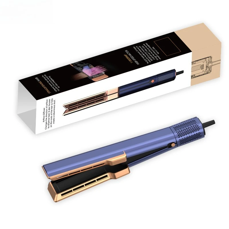 Custom Easy to Use Custom European Union UK US Plug Curly Hair with Flat Iron for Curly Hair Dryer Brush
