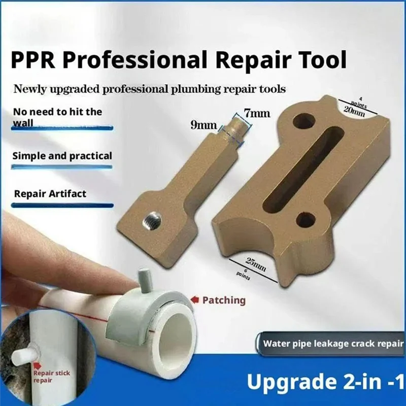 ABZV-Strumento di fissaggio per carichi pesanti resistente alle intemperie per kit di riparazione per tubi da giardino idraulici per irrigatori automobilistici Set di tappi per perdite