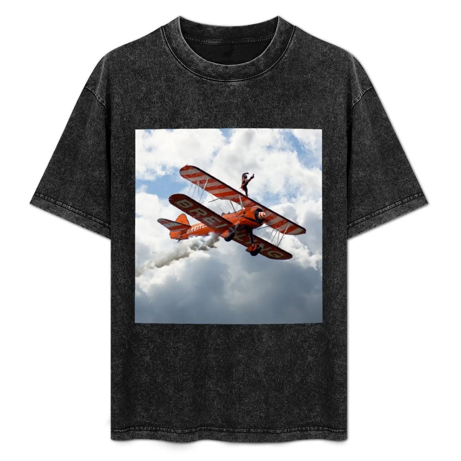 Brietling Wing Walker camiseta personalizada para hombres, camisas de diseñador vintage, camiseta de diseñador gráfico