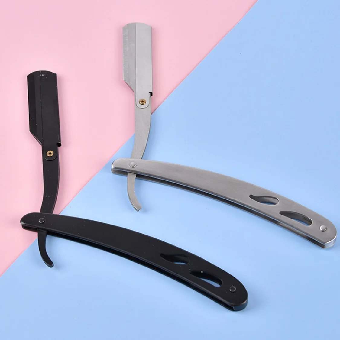 Manual shaving, haircut, stainless steel knife holder