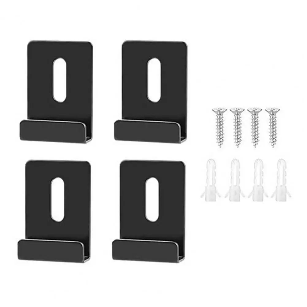 Metal Mirror Clips Wide Channel Mirror Hanger Clip Kit Strong Load-bearing Wall Mounting Retainer Clips