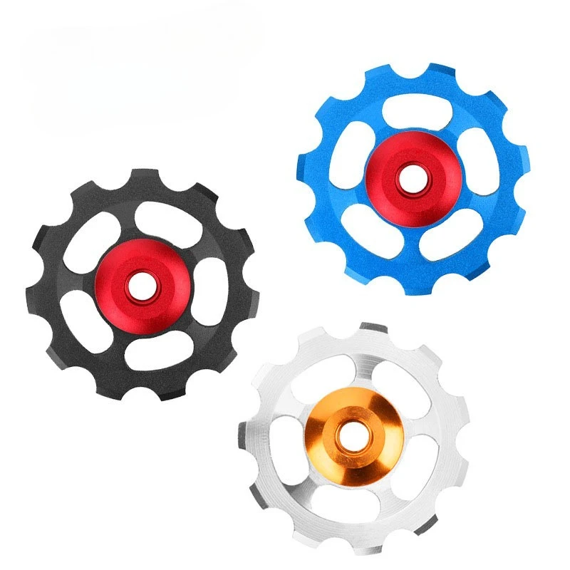 

11T Aluminum Alloy Rear Derailleur Pulley CNC Bearing Guide Wheel for Mountain Bike Bicycle flywheel