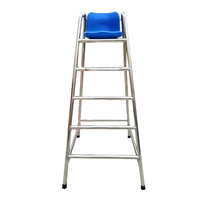 Swimming pool life-saving equipment Thickened 304 stainless steel life-saving chair Lifeguard seat Observation lookout