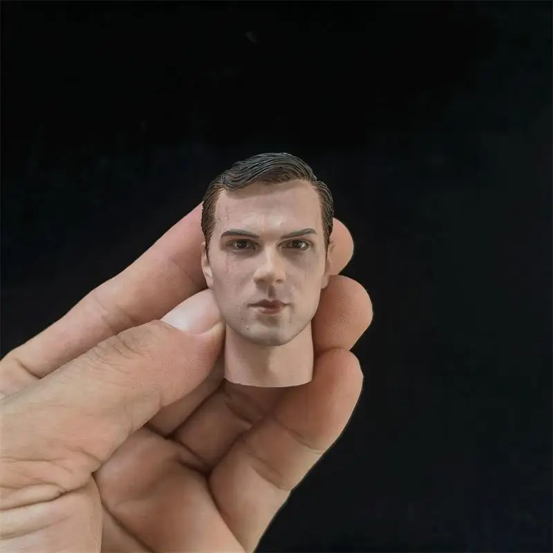 1/6 Scale Handsome Head Sculpt Tough Guy Young Gunner Head Carving Model for 12inch Action Figure Body Dolls DIY