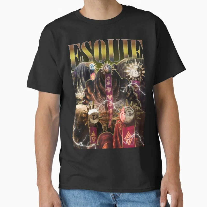 

Video Game Vintage Style 2025 Sci Fi RPG Game Clair Obscur: Expedition 33 Gift clothing Adult T-shirt large size Tops S-6xl