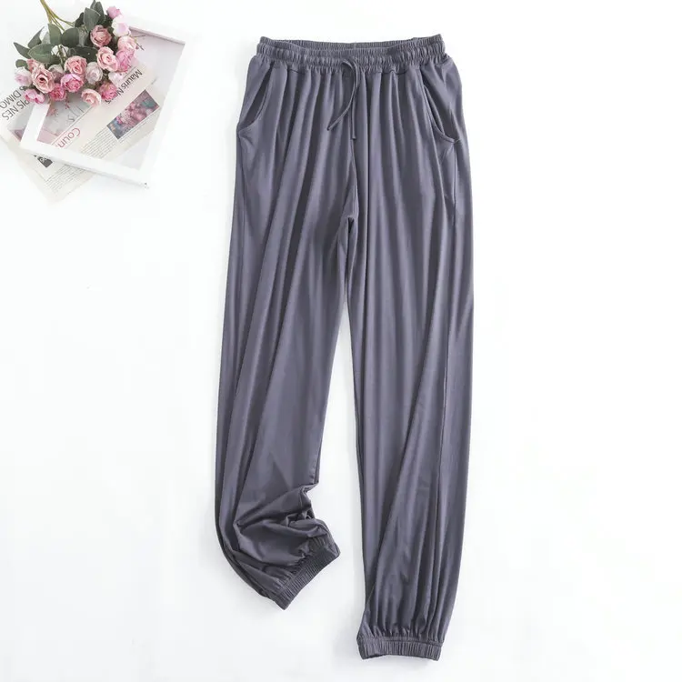 Spring Fall Pajama Pants For Women Comfortable Modal Sleepwear Pantalones Lounge Wear Home Trousers Ladies Sleeping Pant