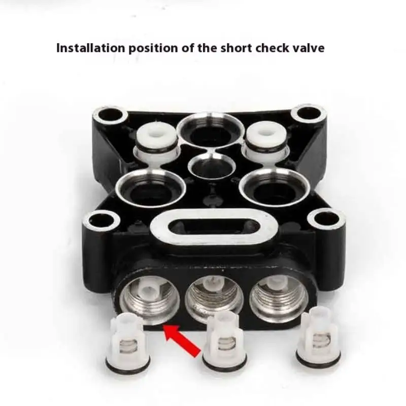 1Set Household High Pressure Washer Head Repair Kit - Seal Oil Check Valves, Water Pump Cleaning Machine Replacement Accessories