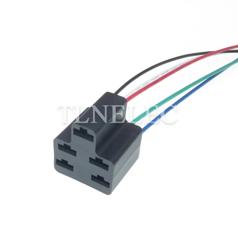5 Pin Way Automotive High Current Connector With Wires Car High Power Harness Plug 6.3mm Sockets