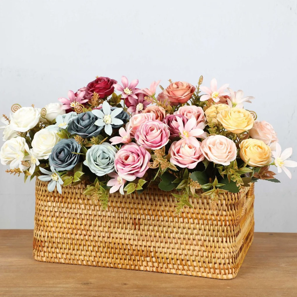 Fake Flower Bouquet Low Maintenance Elegant Long-lasting Durability Artificial Flowers Fake Flowers Milano chrysanthemu2