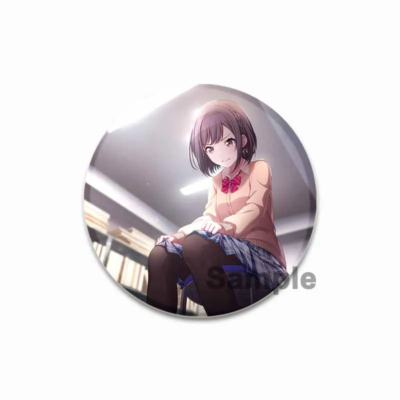أنيمي مشروع SEKAI دبابيس Shinonome Ena الليل الكرتون شارة اليدوية زر دبابيس تأثيري تذكارية المشجعين هدية الإكسسوار