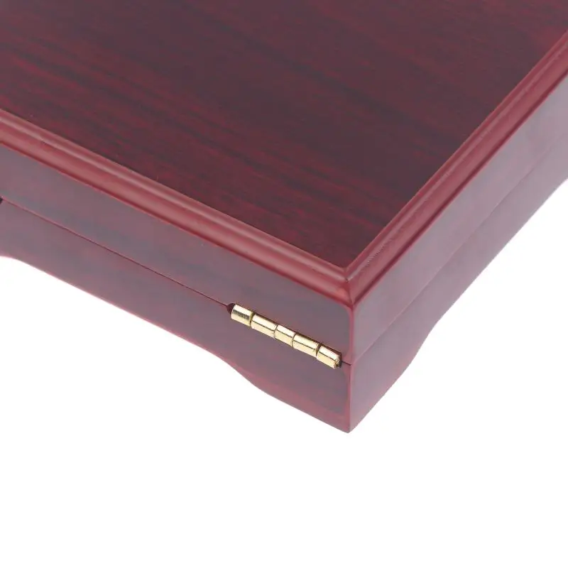 Münzaufbewahrungsbox aus Holz, Vitrine für Gedenkmünzen, Schutzbox, Münzhalter für Münzen, Auszeichnungen, Medaillen – Detail 16
