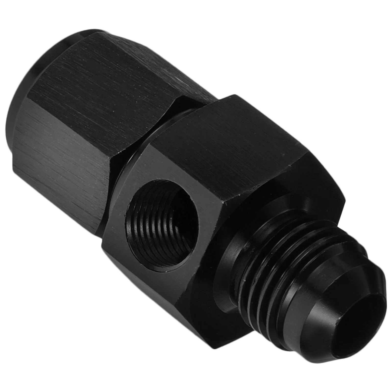 

Oil Line Adapter 6AN Fitting 1 8NPT Black AN6 Swivel Barb Hose Fittings Fuel Line Engine Parts Oil Pressure Sensor